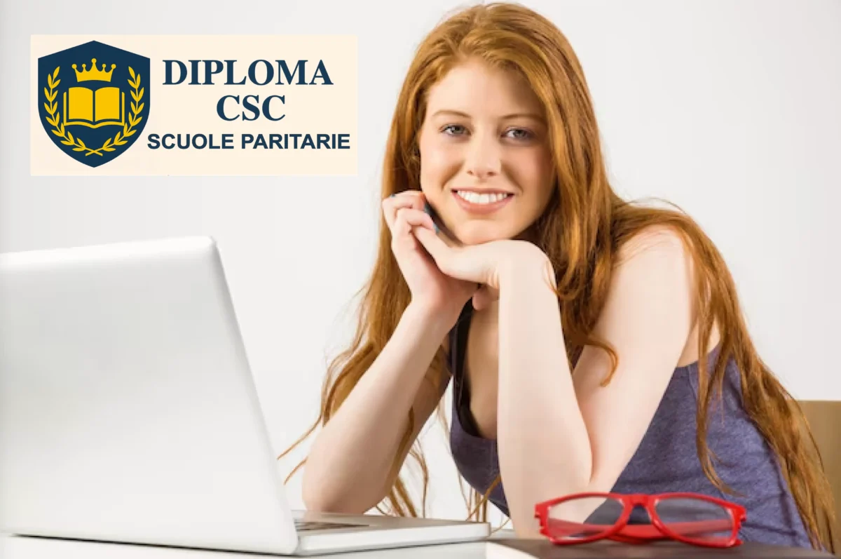 Studentessa segue corsi online per recupero anni scolastici a Torino con Diploma CSC